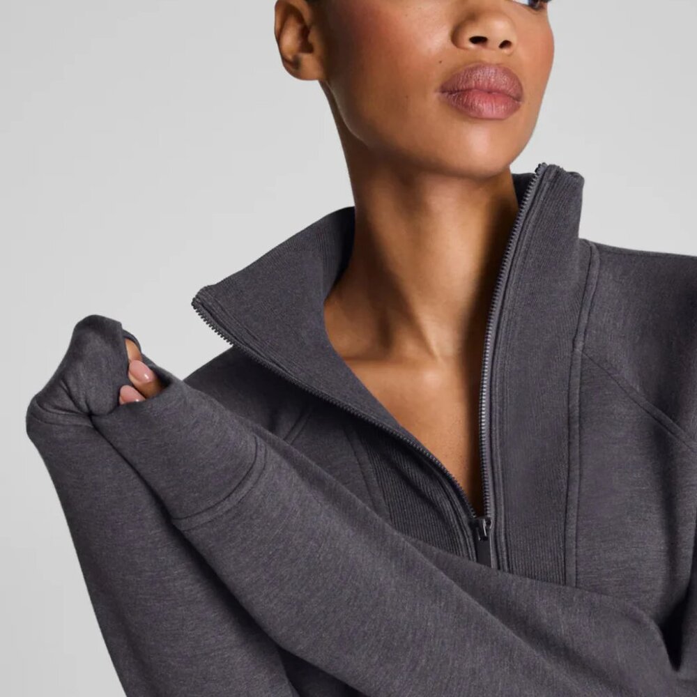 NWT SPANX AirEssentials® Brushed Half Zip Tunic - Picture 4 of 7